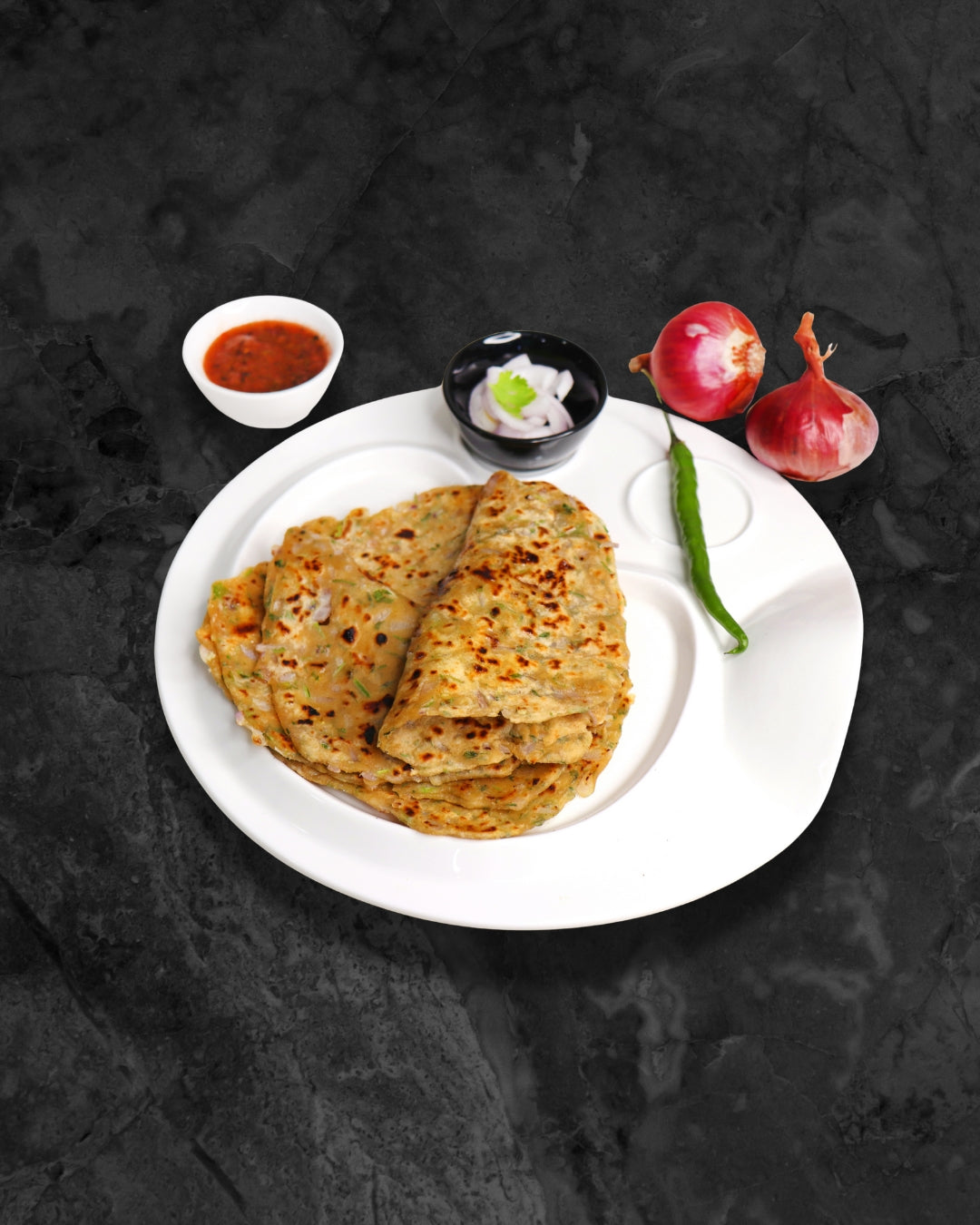 Aloo Pyaz Paratha (2 pcs) 🟢