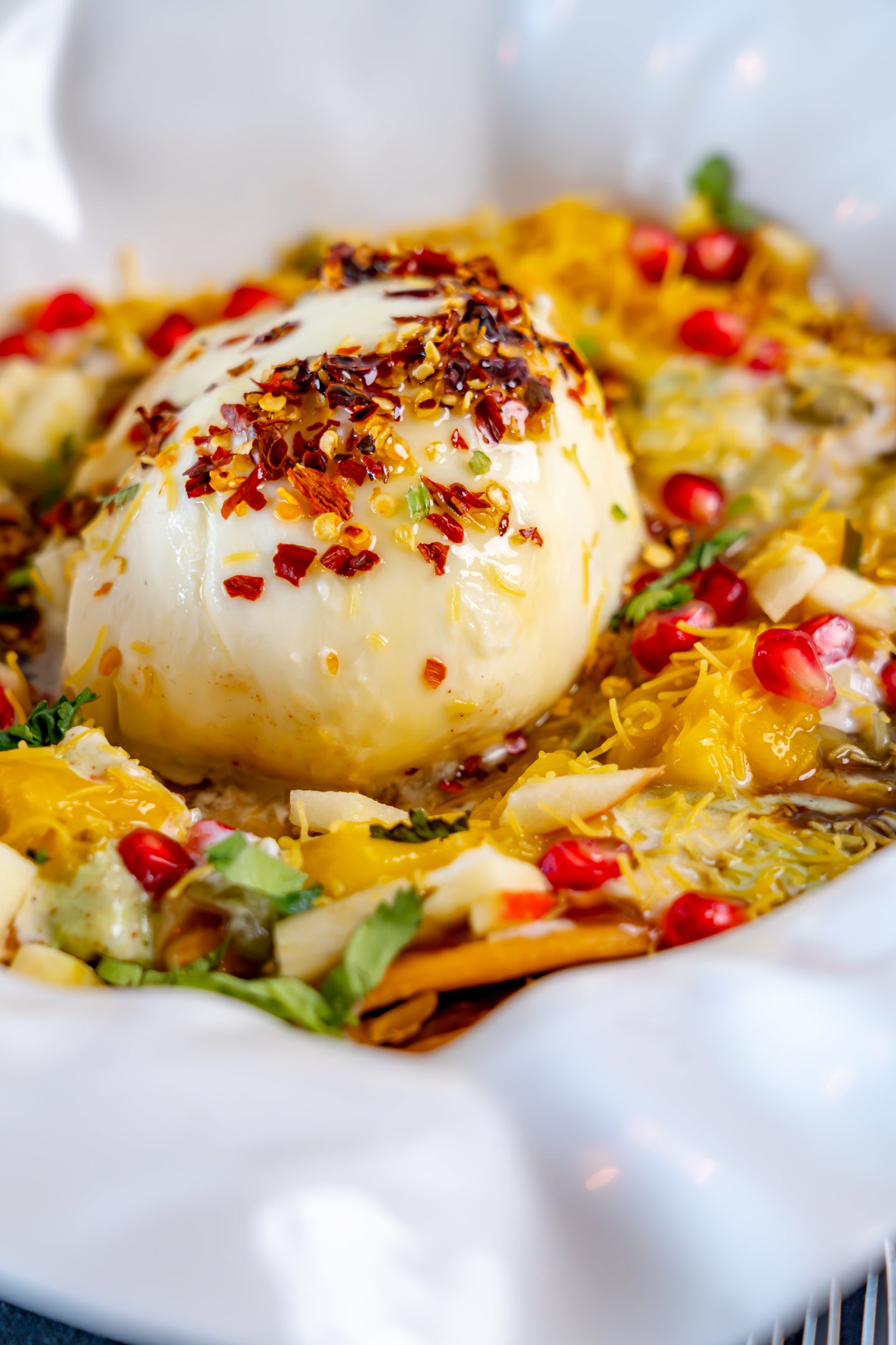 Burrata Chaat 🟢 ✨