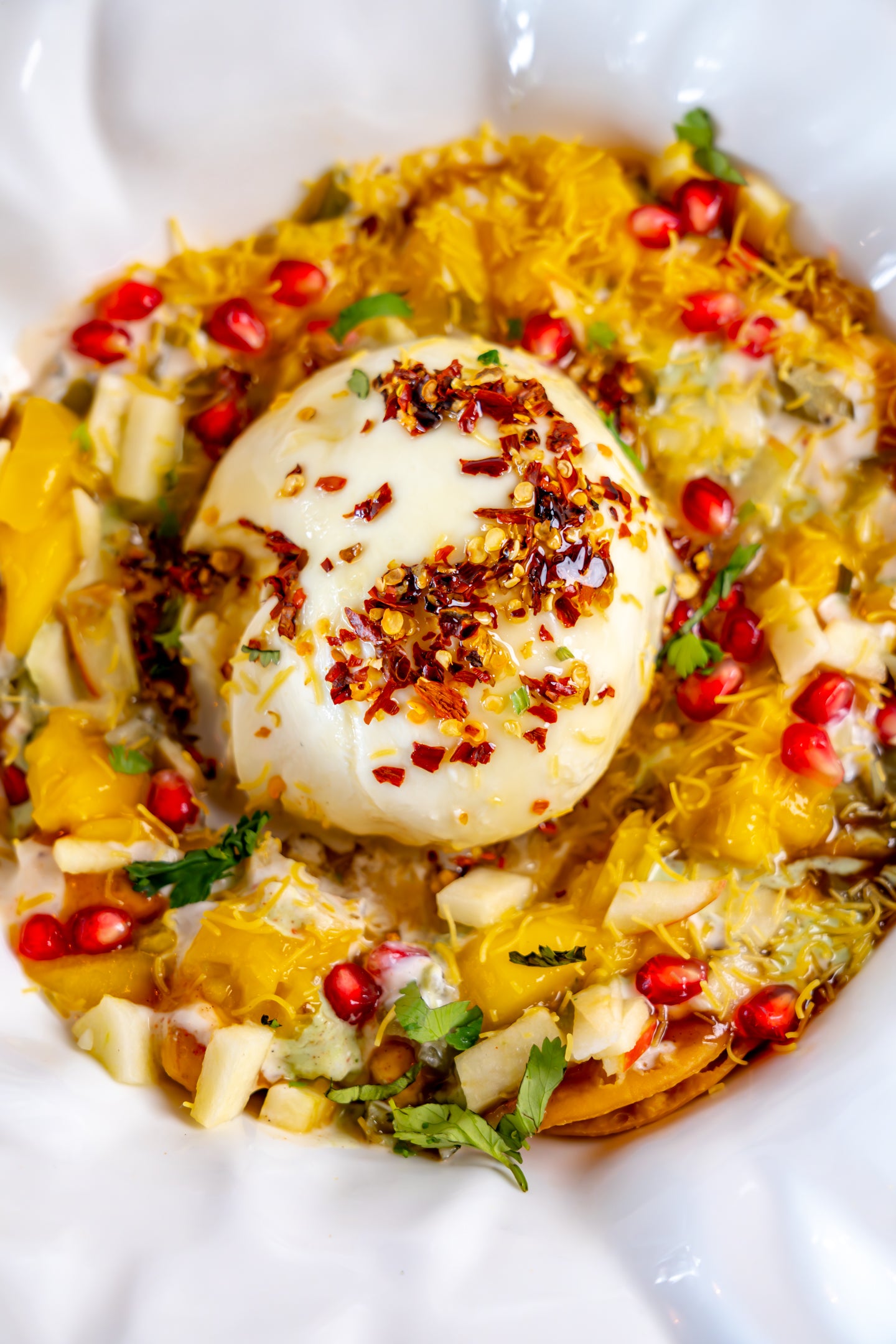 Burrata Chaat 🟢 ✨
