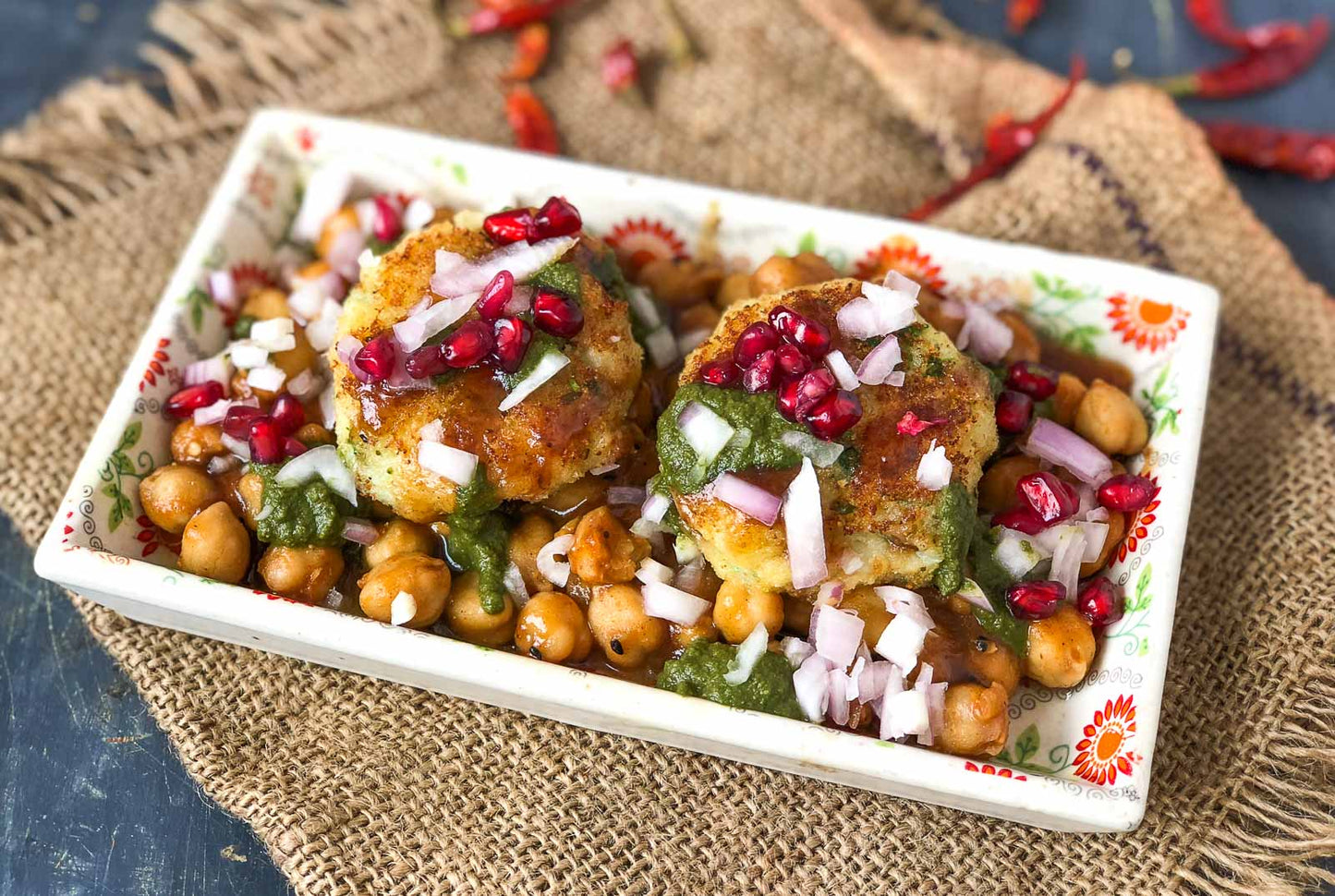 Chole Tikki Chaat 🟢