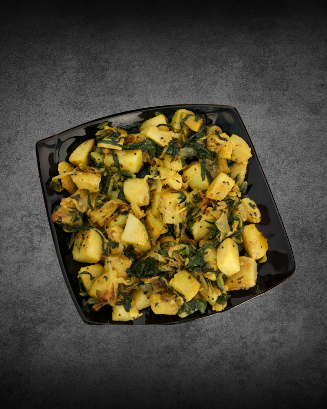Aloo Saag (Patatoes Spinach)