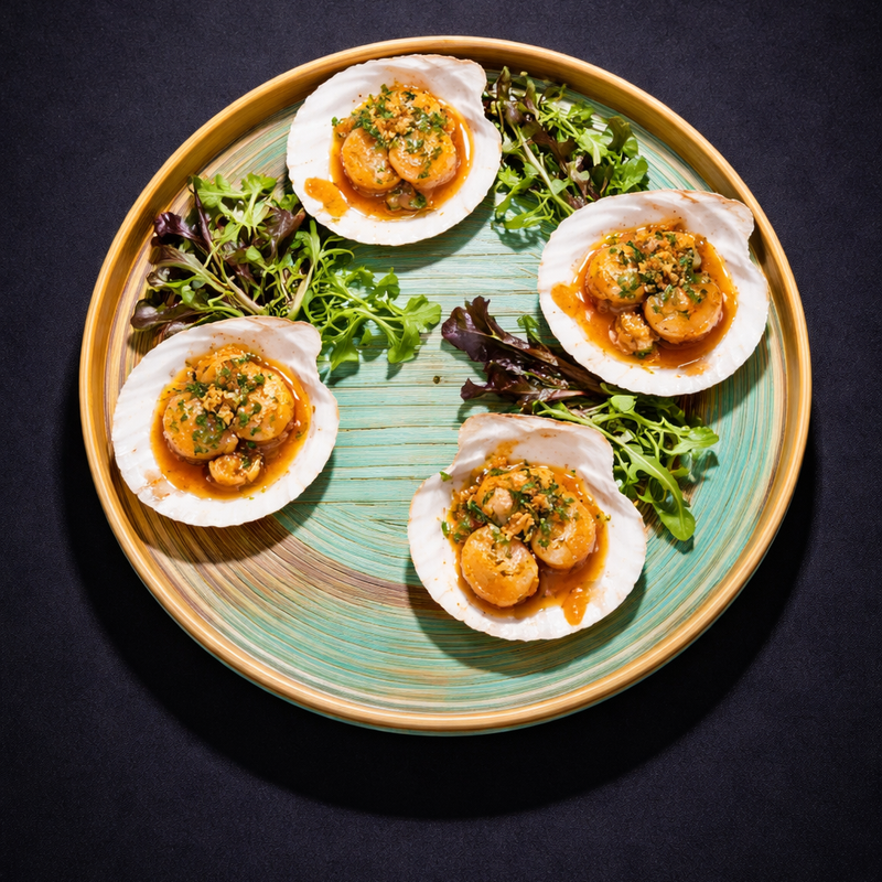 Royal Elaichi Scallops