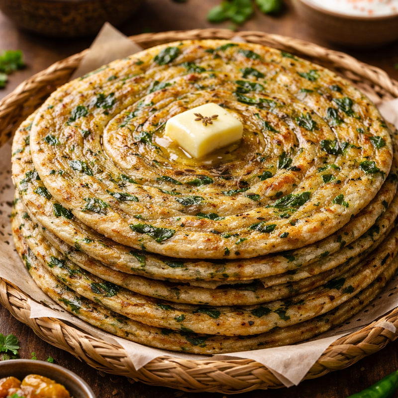 Methi Laccha Parantha