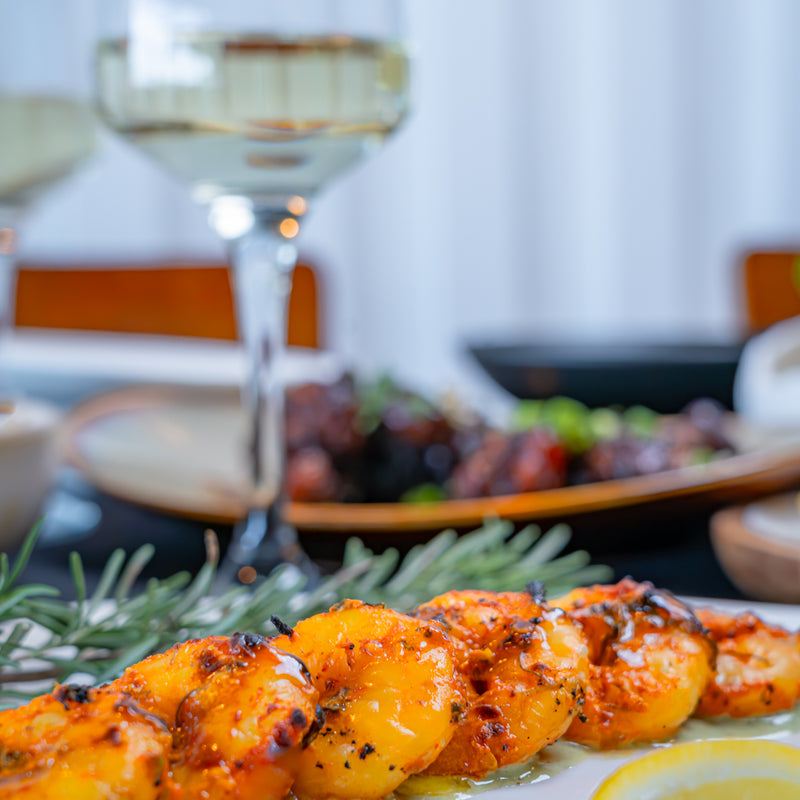 Tawa Garlic Prawns