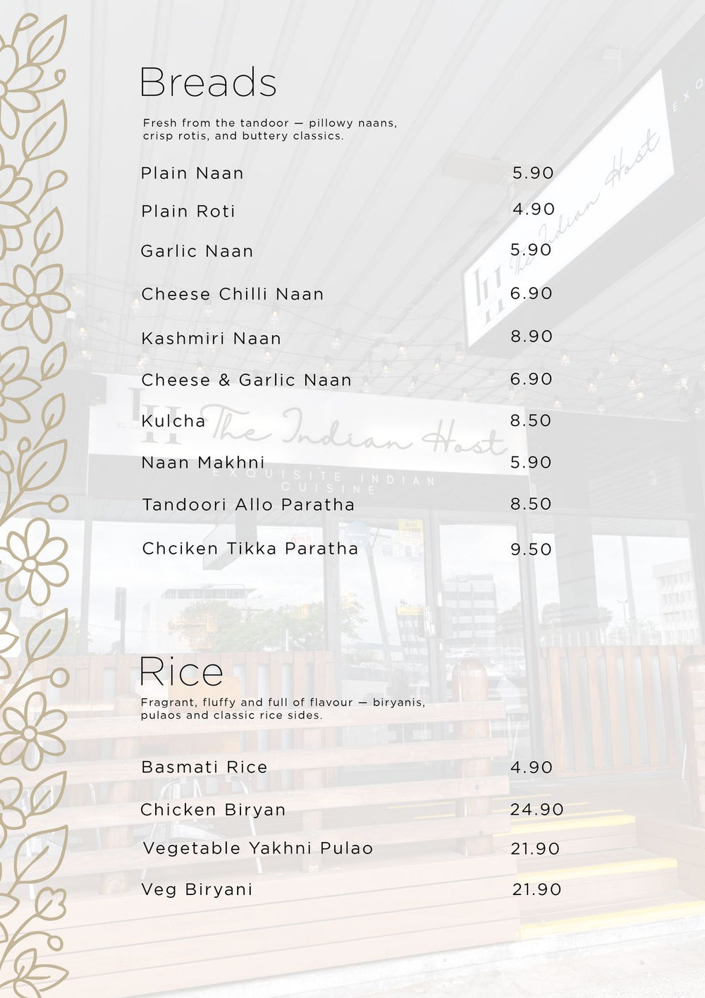 Menu Page 7